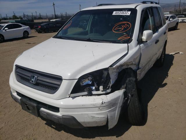 Photo 2 from auction – 2005 HONDA PILOT EXL with VIN 2HKYF18615H567912