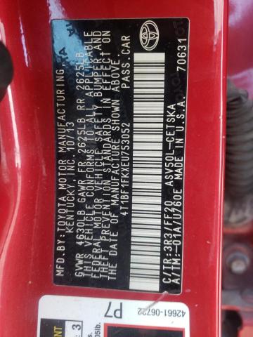 Photo 10 from auction – 2014 TOYOTA CAMRY L with VIN 4T1BF1FKXEU753052