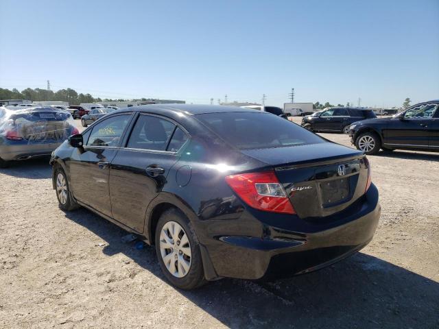 Photo 3 from auction – 2012 HONDA CIVIC LX with VIN 2HGFB2F51CH527260