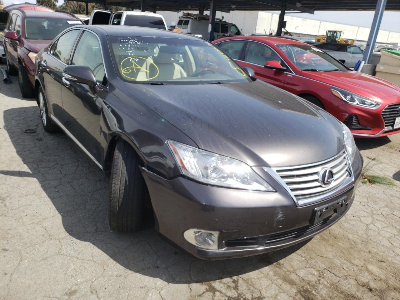 LEXUS ES 350 2011 with VIN JTHBK1EG5B2444611 - Photo from auction