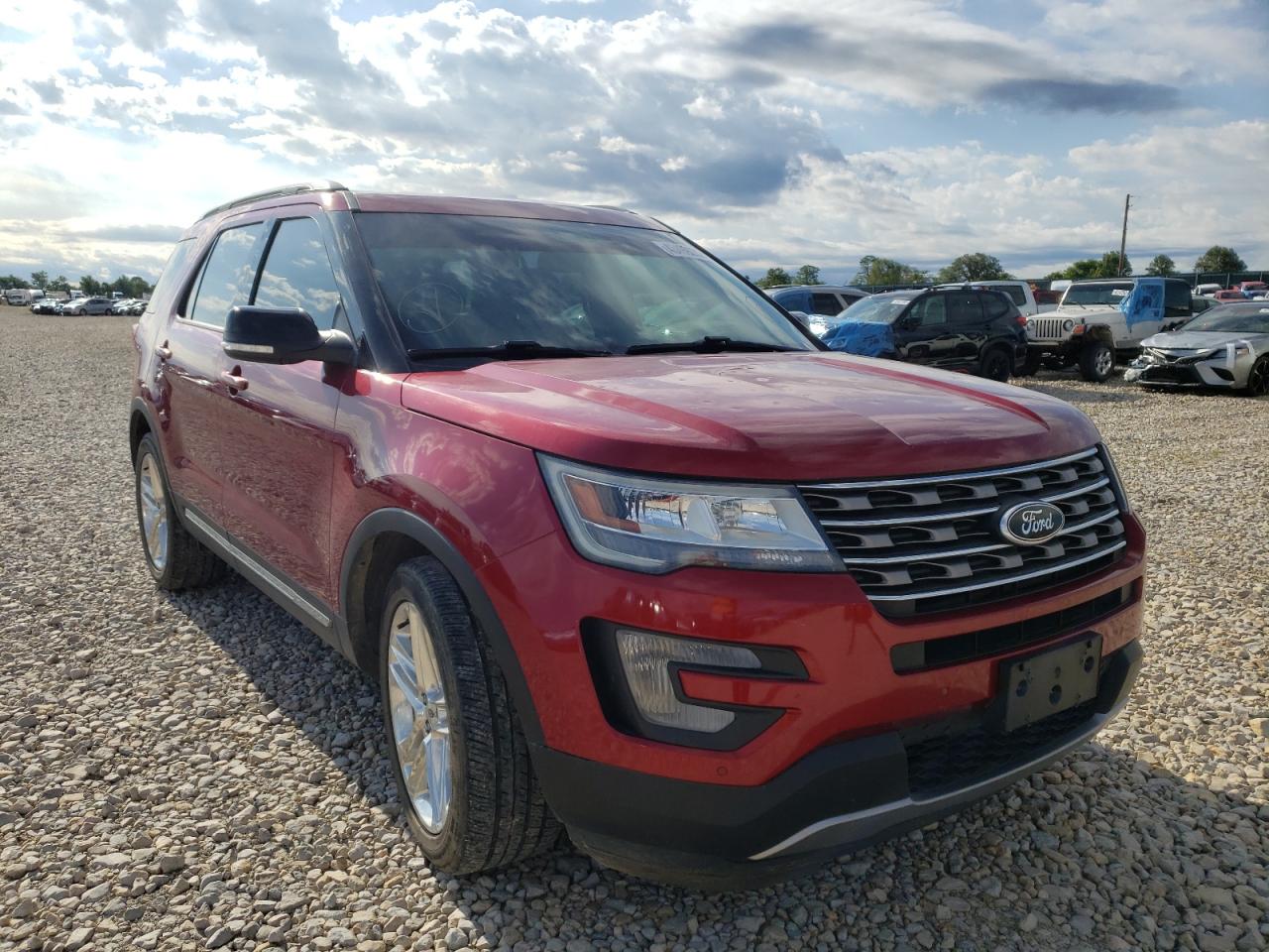 FORD EXPLORER X 2016 with VIN 1FM5K7D84GGB71386 - Photo from auction