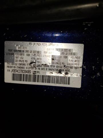 Photo 10 from auction – 2011 MAZDA CX-7 with VIN JM3ER4C37B0394969