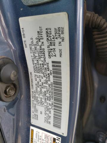 Photo 10 from auction – 2005 TOYOTA 4RUNNER SR with VIN JTEBU14R658030460