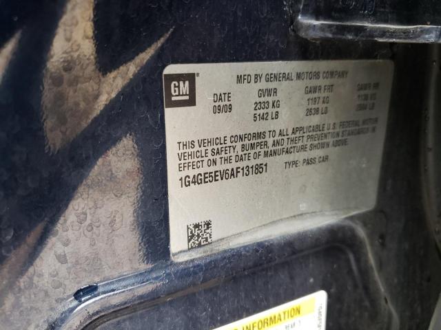 Photo 10 from auction – 2010 BUICK LACROSSE C with VIN 1G4GE5EV6AF131851