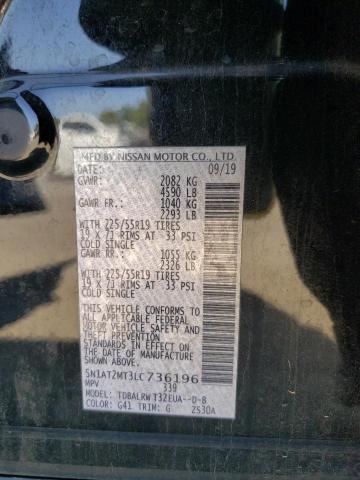 Photo 10 from auction – 2020 NISSAN ROGUE S with VIN 5N1AT2MT3LC736196
