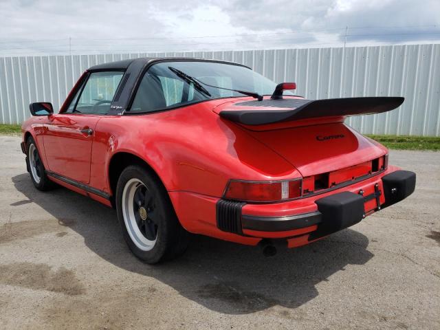 Photo 3 from auction – 1987 PORSCHE 911 CARRER with VIN WP0EB0915HS160998