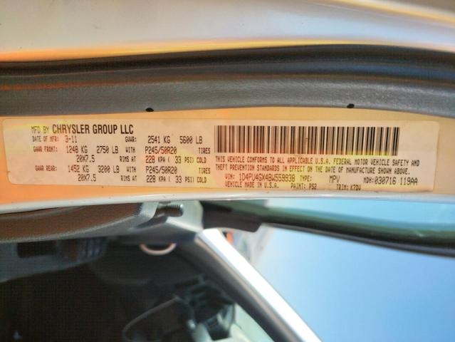 Photo 10 from auction – 2011 DODGE NITRO HEAT with VIN 1D4PU4GX4BW559938