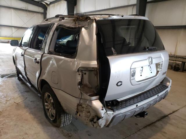 Photo 3 from auction – 2004 HONDA PILOT EXL with VIN 2HKYF18644H598733