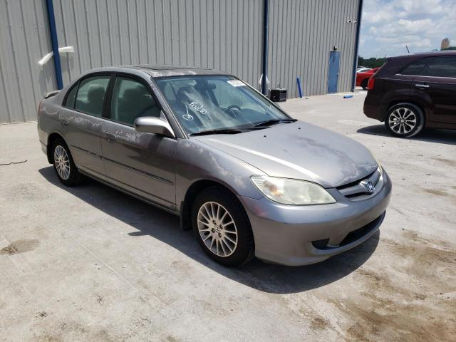 HONDA CIVIC EX 2005 with VIN 2HGES26795H584760 - Photo from auction
