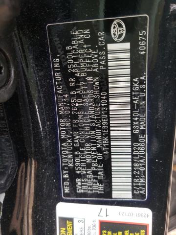 Photo 10 from auction – 2014 TOYOTA AVALON XLE with VIN 4T1BK1EB9EU131040