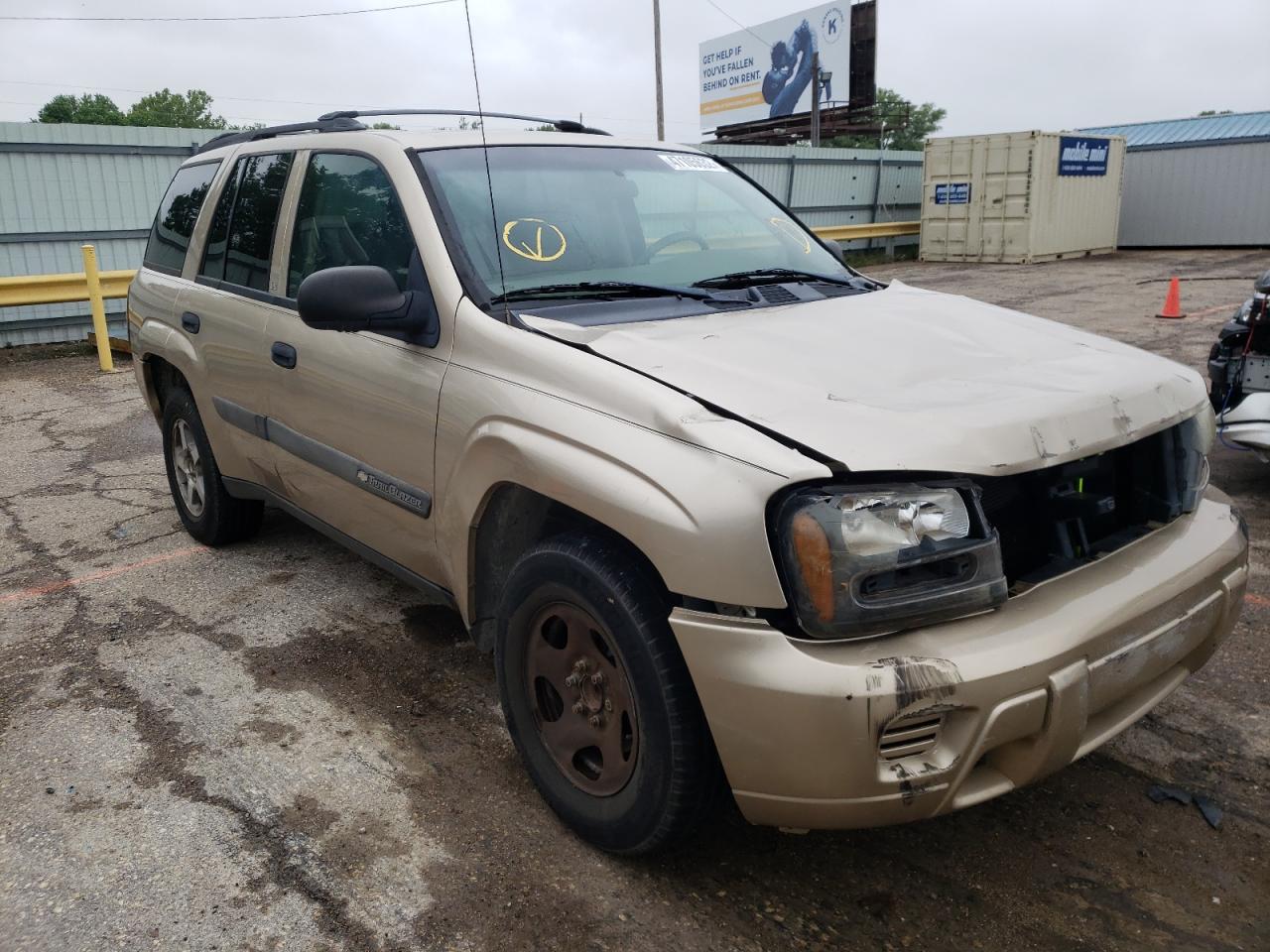 CHEVROLET TRAILBLAZE 2004 with VIN 1GNDS13S142294492 - Photo from auction
