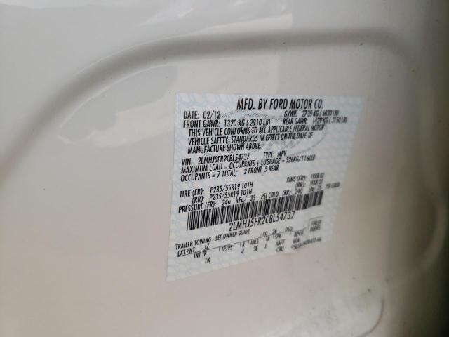 Photo 10 from auction – 2012 LINCOLN MKT with VIN 2LMHJ5FR2CBL54737