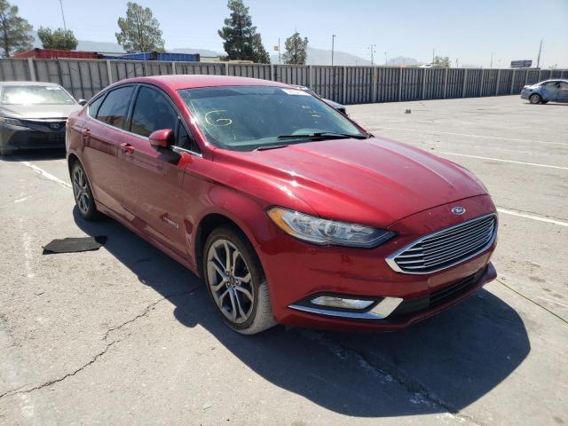 FORD FUSION SE 2017 with VIN 3FA6P0LU0HR300336 - Photo from auction