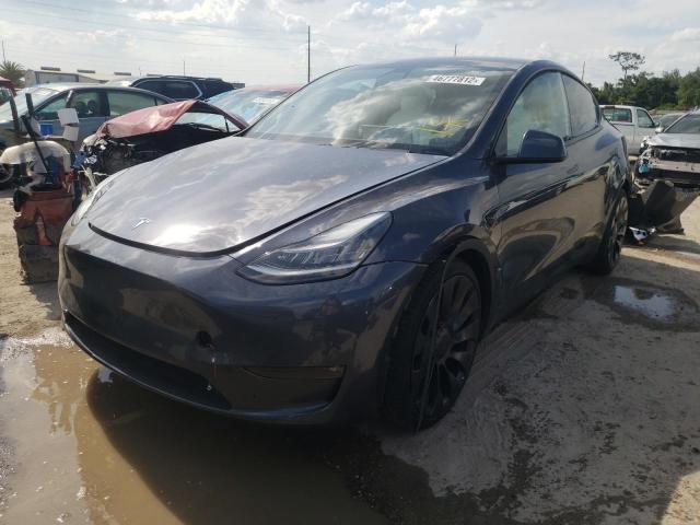 Photo 2 from auction – 2020 TESLA MODEL Y with VIN 5YJYGDEF9LF025875