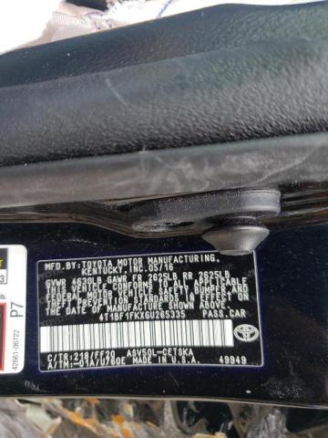 Photo 10 from auction – 2016 TOYOTA CAMRY LE with VIN 4T1BF1FKXGU265335