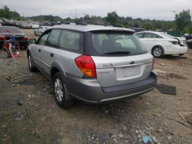 Photo 3 from auction – 2005 SUBARU LEGACY OUT with VIN 4S4BP61C457351794