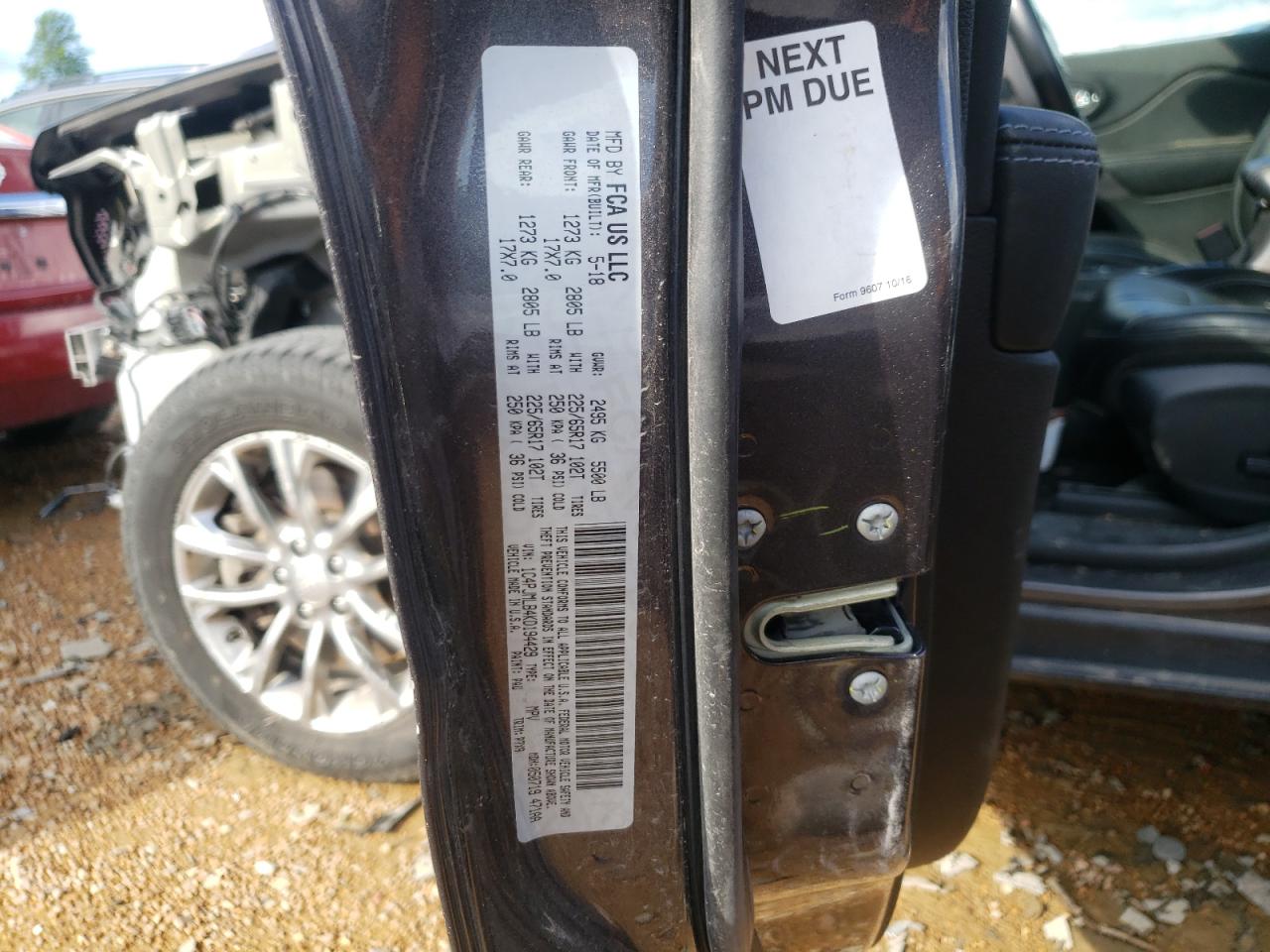 Photo 10 from auction – 2019 JEEP CHEROKEE L with VIN 1C4PJMLB4KD194429
