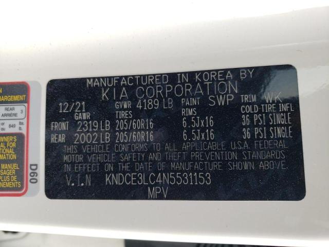 Photo 10 from auction – 2022 KIA NIRO EX PR with VIN KNDCE3LC4N5531153