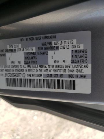 Photo 10 from auction – 2010 MAZDA 5 with VIN JM1CR2W39A0387102