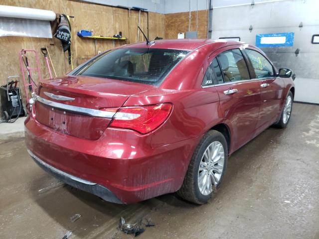 Photo 4 from auction – 2012 CHRYSLER 200 LIMITE with VIN 1C3CCBCB0CN108370