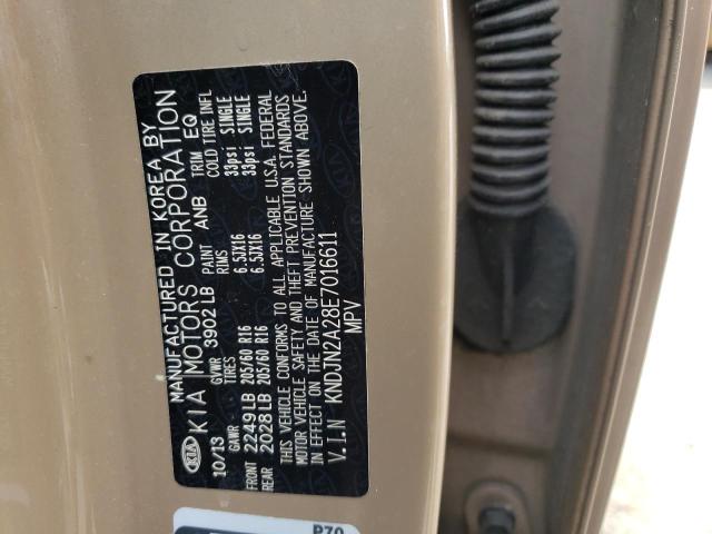 Photo 10 from auction – 2014 KIA SOUL with VIN KNDJN2A28E7016611