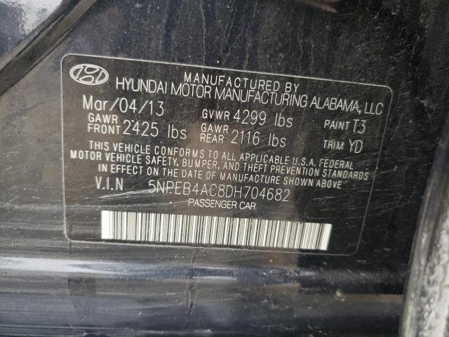 Photo 10 from auction – 2013 HYUNDAI SONATA GLS with VIN 5NPEB4AC8DH704682