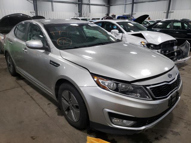 KIA OPTIMA HYB 2012 with VIN KNAGM4AD2C5019567 - Photo from auction