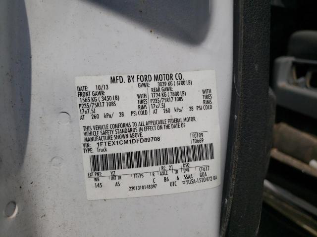 Photo 10 from auction – 2013 FORD F150 SUPER with VIN 1FTEX1CM1DFD89708