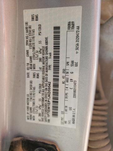 Photo 10 from auction – 2018 FORD F150 SUPER with VIN 1FTEW1EP1JKD59542