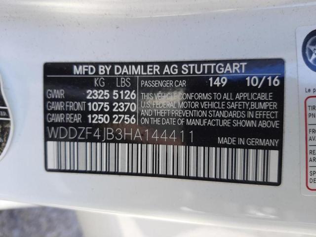 Photo 10 from auction – 2017 MERCEDES-BENZ E 300 with VIN WDDZF4JB3HA144411