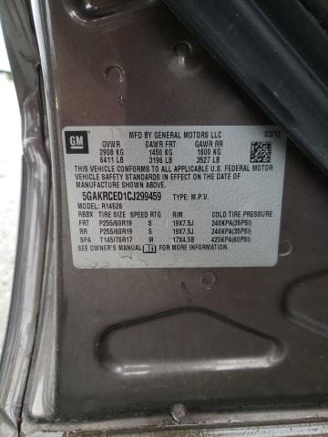 Photo 10 from auction – 2012 BUICK ENCLAVE with VIN 5GAKRCED1CJ299459