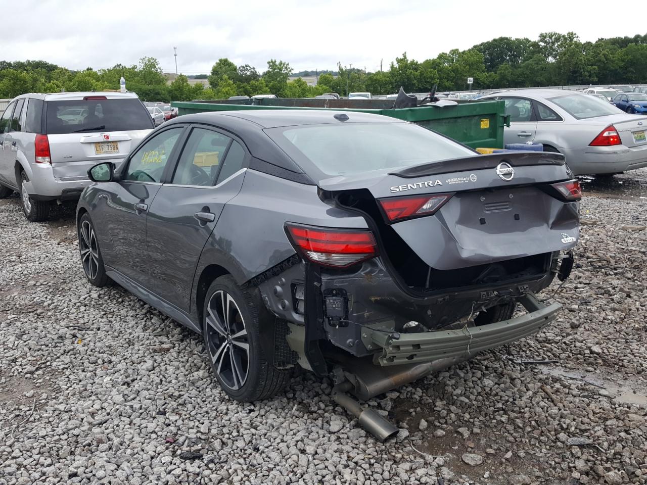 Photo 3 from auction – 2020 NISSAN SENTRA SR with VIN 3N1AB8DV2LY239663