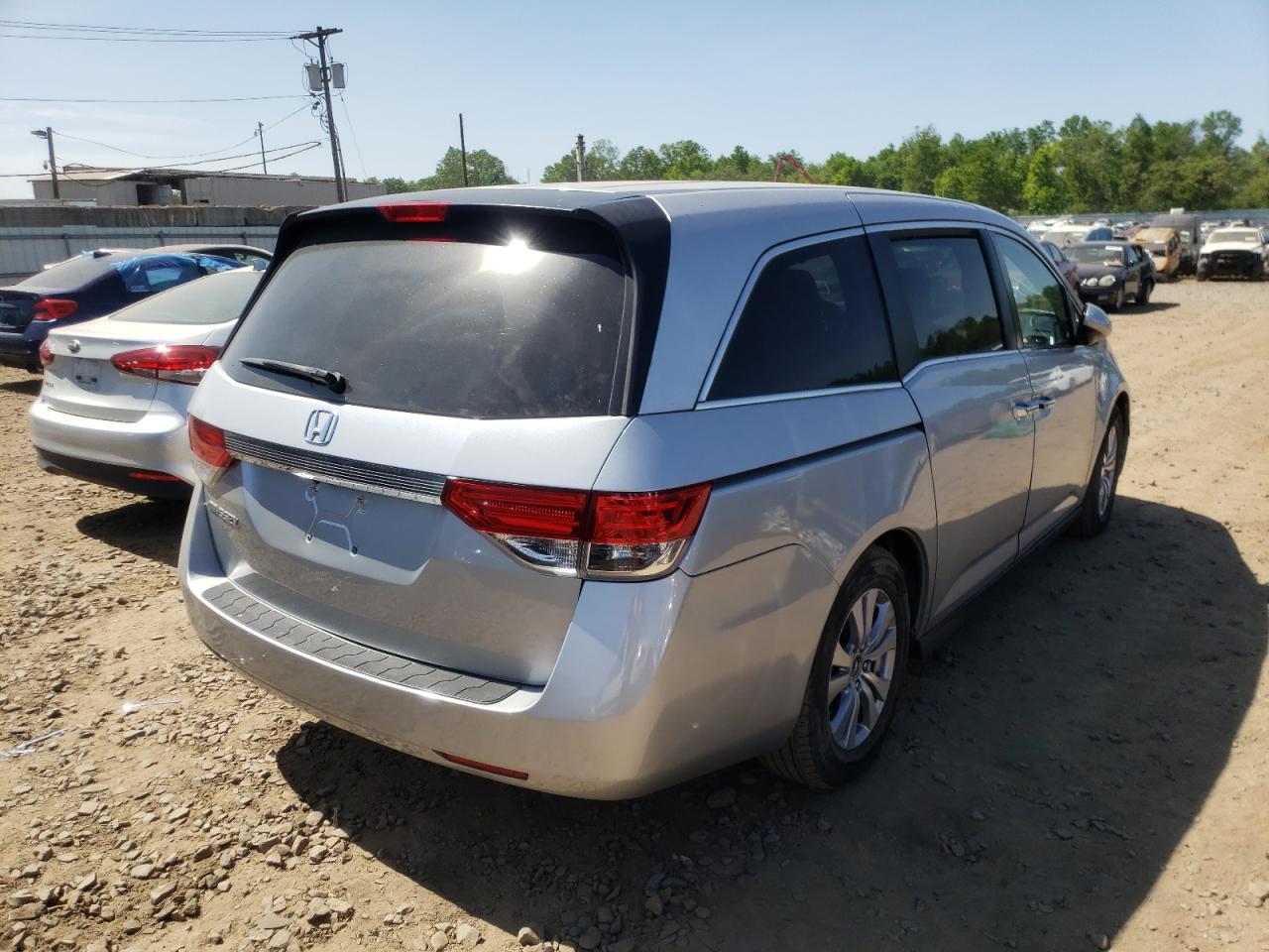 Photo 4 from auction – 2014 HONDA ODYSSEY EX with VIN 5FNRL5H40EB008000