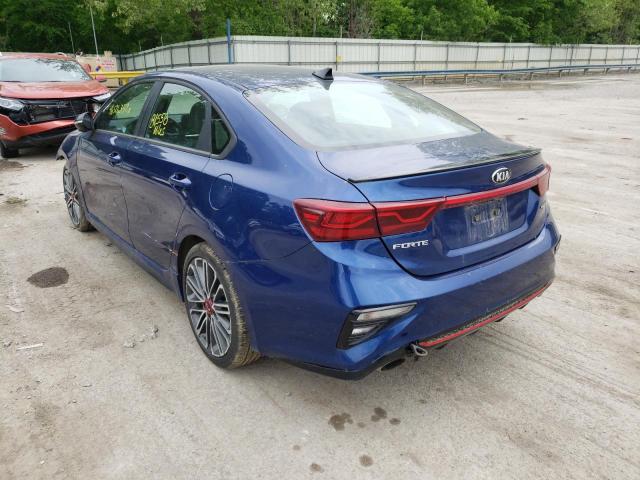 Photo 3 from auction – 2020 KIA FORTE GT with VIN 3KPF44AC7LE251978