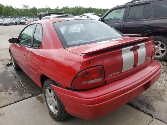 Photo 3 from auction – 1998 DODGE NEON HIGHL with VIN 1B3ES42Y4WD655727