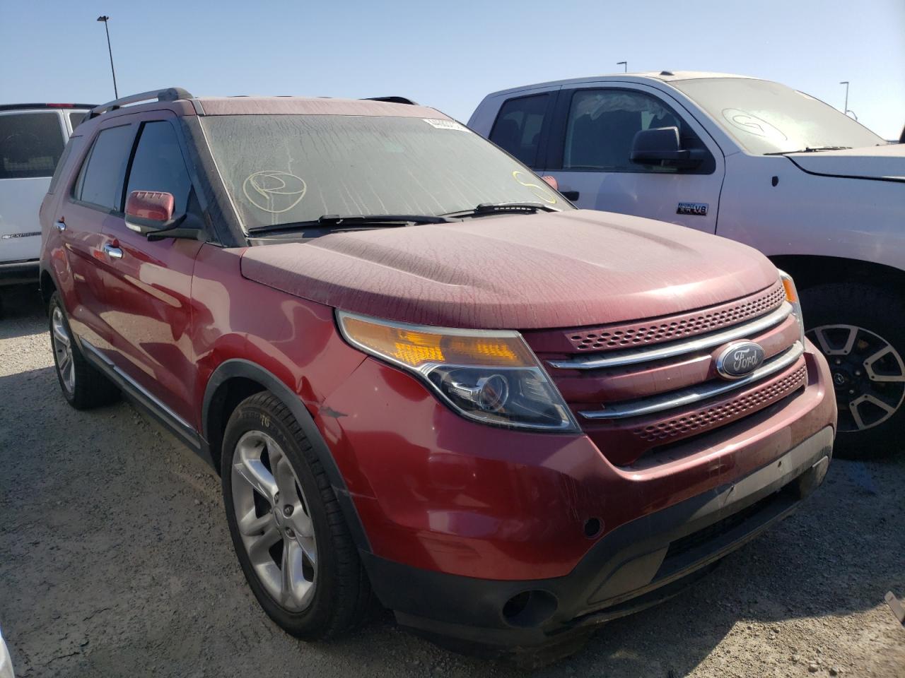 FORD EXPLORER L 2014 with VIN 1FM5K7F84EGA76434 - Photo from auction