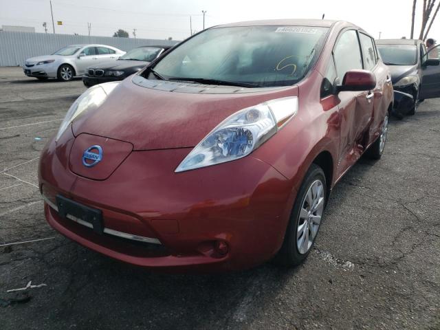Photo 2 from auction – 2014 NISSAN LEAF S with VIN 1N4AZ0CP2EC334190