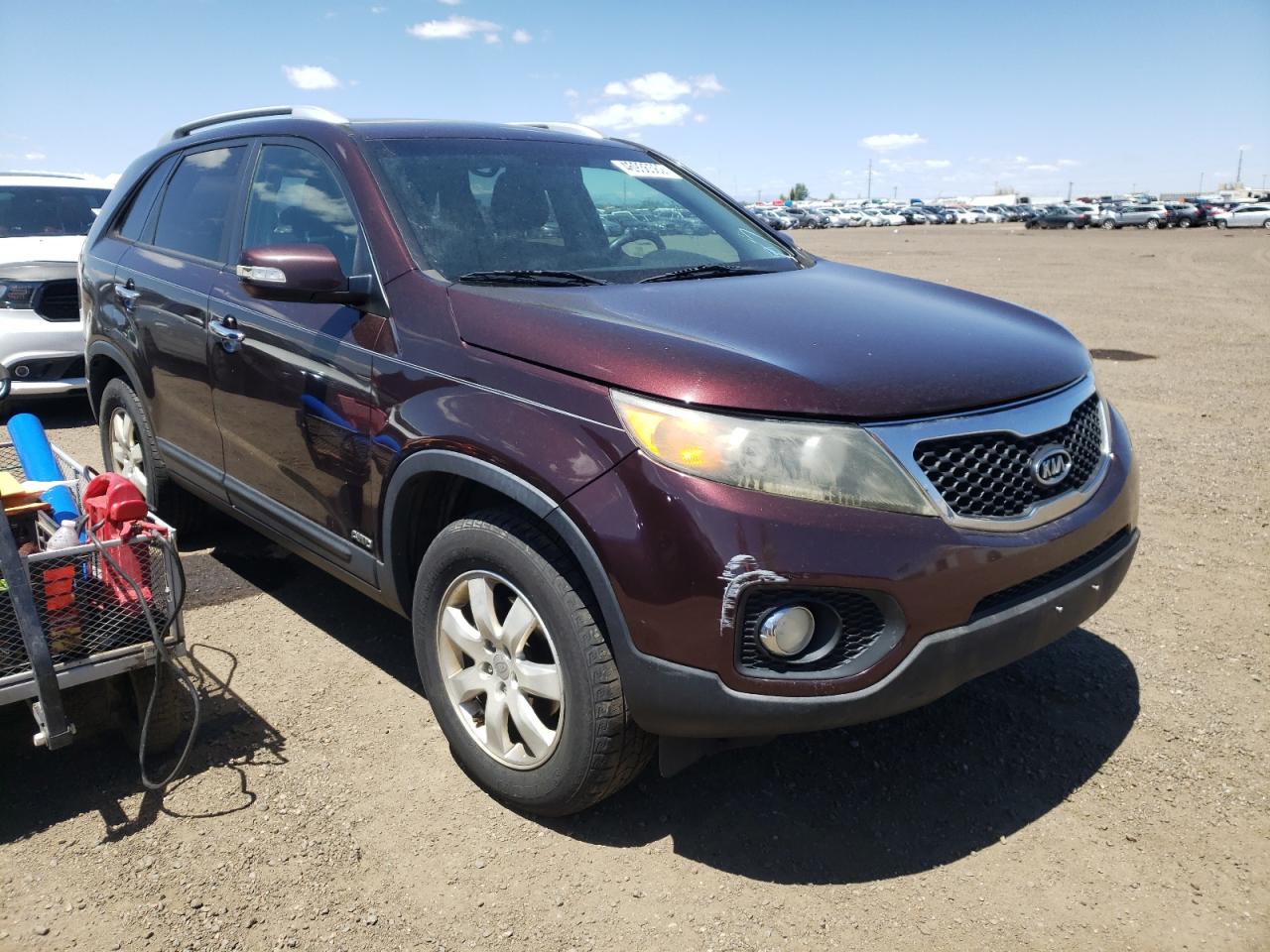 KIA SORENTO BA 2011 with VIN 5XYKTCA13BG038201 - Photo from auction