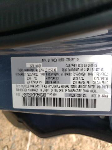Photo 10 from auction – 2021 MAZDA CX-9 GRAND with VIN JM3TCBDY0M0540901