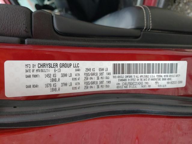 Photo 10 from auction – 2014 JEEP GRAND CHER with VIN 1C4RJFBGXEC214243