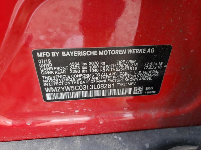 Photo 10 from auction – 2020 MINI COOPER COU with VIN WMZYW5C03L3L08261