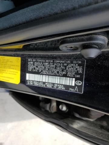 Photo 10 from auction – 2006 LEXUS ES 330 with VIN JTHBA30G565176167