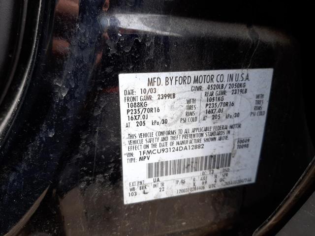 Photo 10 from auction – 2004 FORD ESCAPE XLT with VIN 1FMCU93124DA12882