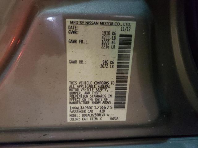 Photo 10 from auction – 2013 NISSAN ALTIMA 2.5 with VIN 1N4AL3AP6DC178675
