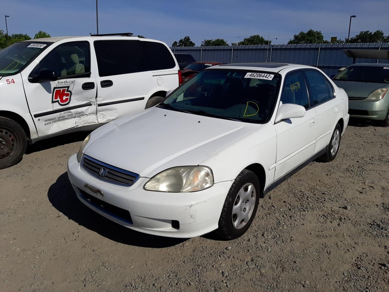 Photo 15 from auction – 2000 HONDA CIVIC EX with VIN JHMEJ8640YS003569