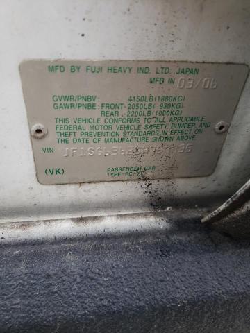 Photo 10 from auction – 2006 SUBARU FORESTER 2 with VIN JF1SG63626H759935