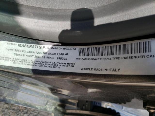 Photo 10 from auction – 2015 MASERATI QUATTROPOR with VIN ZAM56PPA4F1132754
