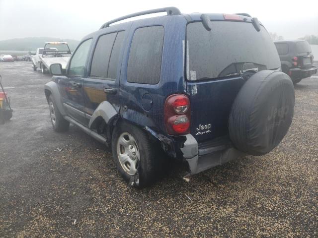 Photo 3 from auction – 2005 JEEP LIBERTY SP with VIN 1J4GL48K05W522130