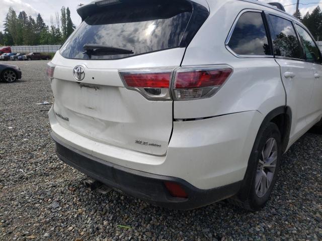 Photo 9 from auction – 2015 TOYOTA HIGHLANDER with VIN 5TDJKRFHXFS215908