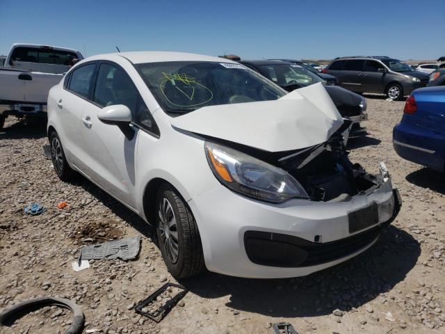 KIA RIO LX 2013 with VIN KNADM4A38D6110588 - Photo from auction